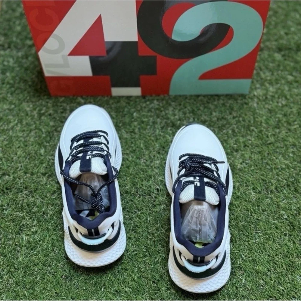 G/FORE MG4+ O2 Spiked G/LOCK Golf Shoe Sneaker LADIES White Blue Sz 7